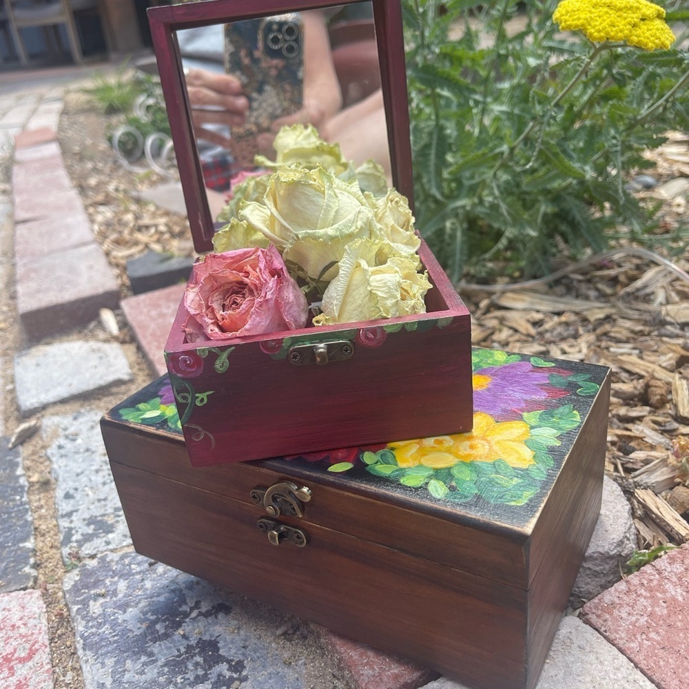 Prayer Box Hand painted - Picture 7 of 8